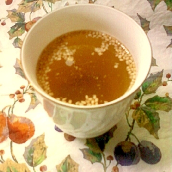 甘さと美容に❤蜂蜜コラーゲンとごま入り緑茶♪